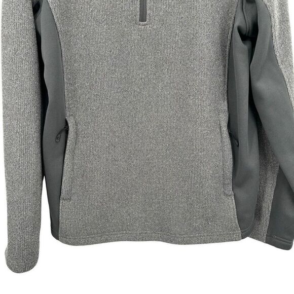 Spyder Men’s 1/4 Zip Pullover Jacket Gray Size Large - Picture 4 of 9